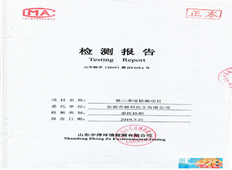 东营市赫邦化工有限公司2019年第三季度环境检测报告