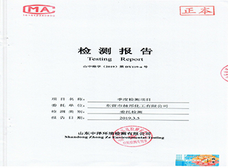 东营市赫邦化工有限公司2019年第一季度环境检测报告