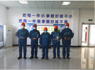 集团副总裁缪初晓到赫邦公司检查指导模范车间建设工作