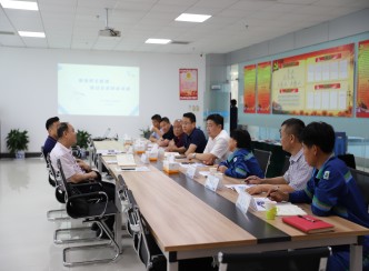 山东省总工会到赫邦公司对民主管理工作进行质量评估