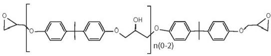 液体环氧树脂分子结构图