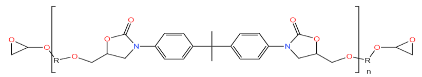 MDI改性环氧树脂分子结构图